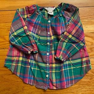 Ralph Lauren 9M Madras Top